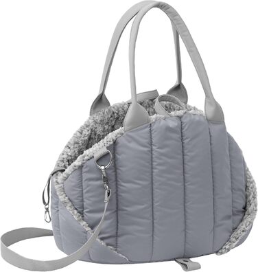 Сумка-переноска для собак, транспортувальна сумка, переноска для тварин, регульована висота, аксесуари для собак, переноска для подорожей, 38x24x28 см, розмір Asche 1: 38x24x28 см Asche