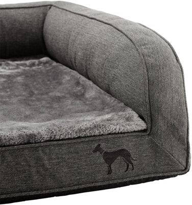 Ортопедичний собачий диван HUNTER Livingston антрацит, розмір L