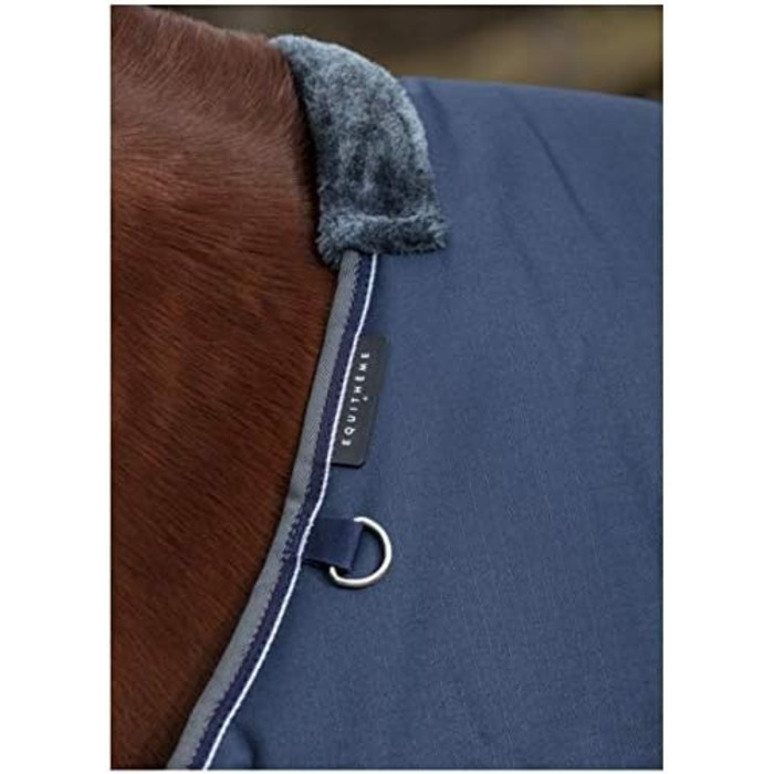Зимова попона для коня Equi-Theme 50г, 600D TYREX, синя/сіра