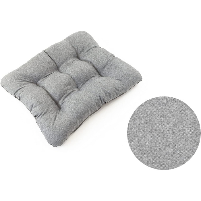 Килимок для собак середніх порід 70x55x7 см - Водонепроникний лежак для собак, котів, кроликів з антиковзаючою поверхнею, сірий льон