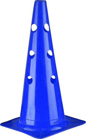 Набір спортивних фігурок Rhinos: 6 синіх кеглів (38 см) та 6 жовтих стійок (1 м)