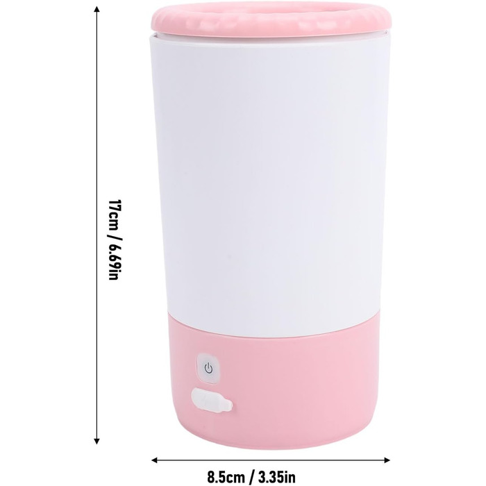 Електричний мийник лап для собак Asixxsix, портативний, USB, рожевий