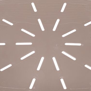 Крізьлювальне ліжко для собак та котів Ferplast Siesta Deluxe, пластикове, середнє, 74x48x25 см, сірий, миється, антиковзаюче