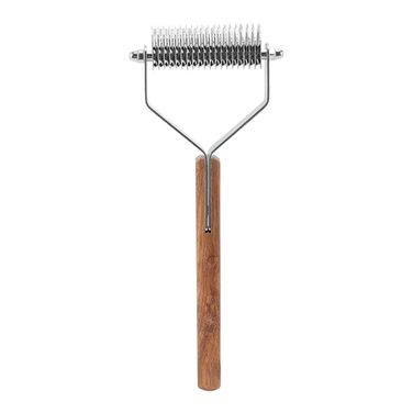 Щітка для видалення підшерстка для собак, двостороння, гребінець для собак та котів, інструмент для видалення ковтунів, гребінець для підшерстка, видалення ковтунів для собак та котів