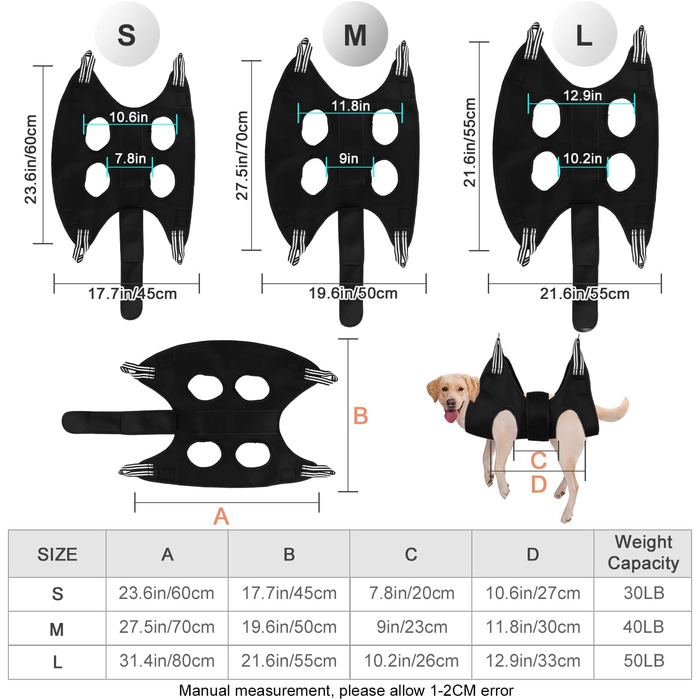 Набір для грумінгу собак та котів MACUNIN: гамак, інструменти для стрижки кігтів, аксесуари для миття. Підходить для собак та котів будь-якого розміру.
