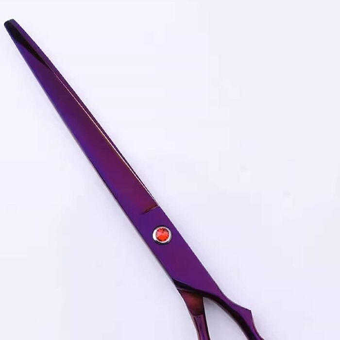 Набір ножиць для собак: професійний набір для грумінгу з нержавіючої сталі (прямі, зігнуті, фінішні ножиці, гребінець) для тіла, морди, вух та лап