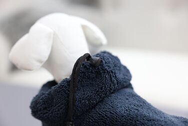 Халат для собак Kerbl, блакитний, XL, довжина спини 70 см, колір navy