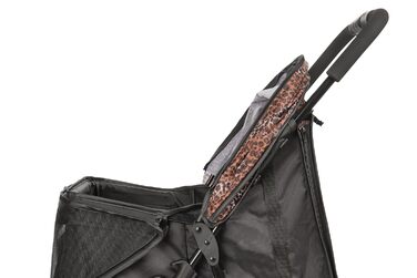 Візок для собак Сенна сірий (чорний & леопард)