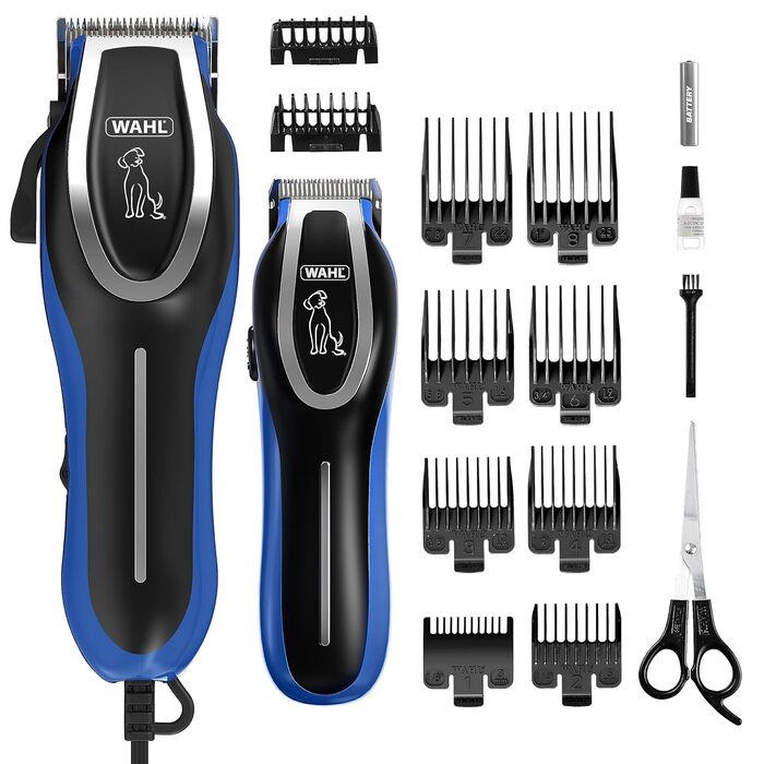 Набір для догляду за шерстю собак Wahl Komplett: Шерхостричка та тример, тиха робота, для професійного та домашнього використання