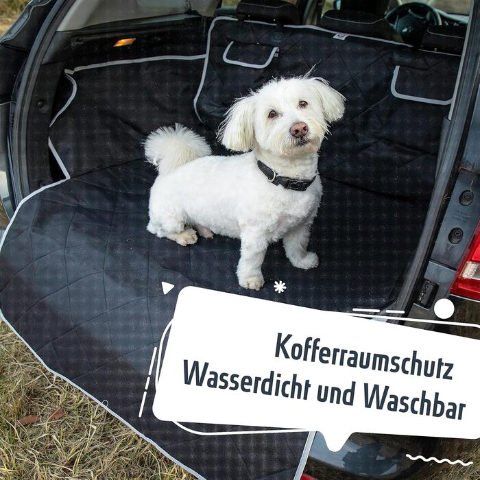 Захист для багажника авто для собак: килимок-декиця, універсальний, захисна матерія