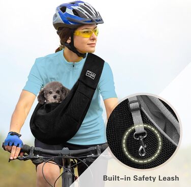 Переноска для собак Classycoo - дихаюча сітка, для котів та собак, з кишенею та страхувальним ремінцем, 8 кг, м'ятно-зелений