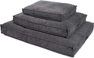 Jammaxx-Pets Преміум подушка для собак, ортопедична, 65x50 см (S), сіра