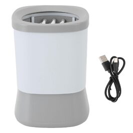 Електричний очищувач лап для собак, USB-зарядка, 2 швидкості, силіконова щітка