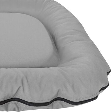 Ортопедичне собаче ліжко для відпочинку на вулиці Luna: 70x55 см, 60°C, Vicochaum, для маленьких собак (M, Сірий)