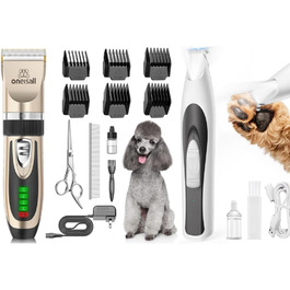 Триммер для догляду за лапами собак Oneisall Paw Trim Pro - безшумний, акумуляторний, для лап, очей, вух, обличчя
