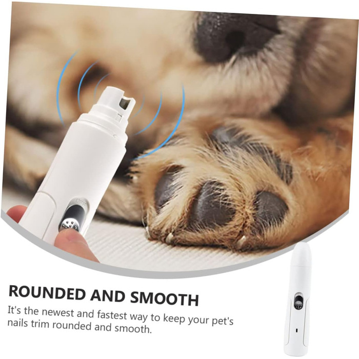 Електричний триммер для нігтів Milisten для собак та котів - тихий та безпечний, USB-зарядка