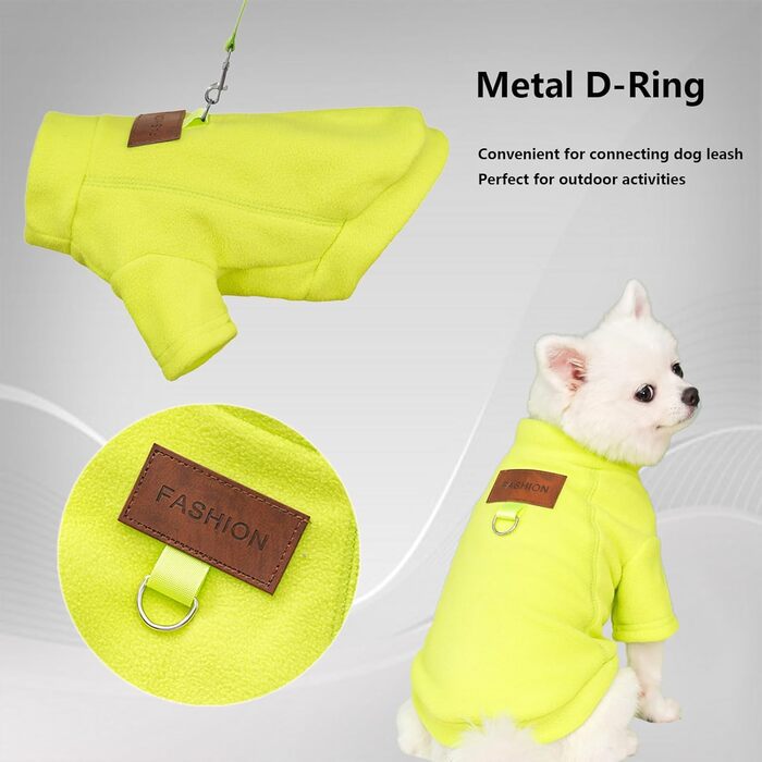 Пуловери для собак з флісу (2/3 шт.) - теплі, м'які, з ролетним коміром. Підходять для маленьких собак, цуценят та котів. Кольори: сірий, зелений, блакитний.