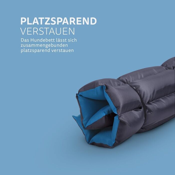 Килимок для собак Bestlivings 85x70 см - Outdoor, водовідштовхувальний та дихаючий - м'який лежак для собак, килимок для вулиці (Блакитний)