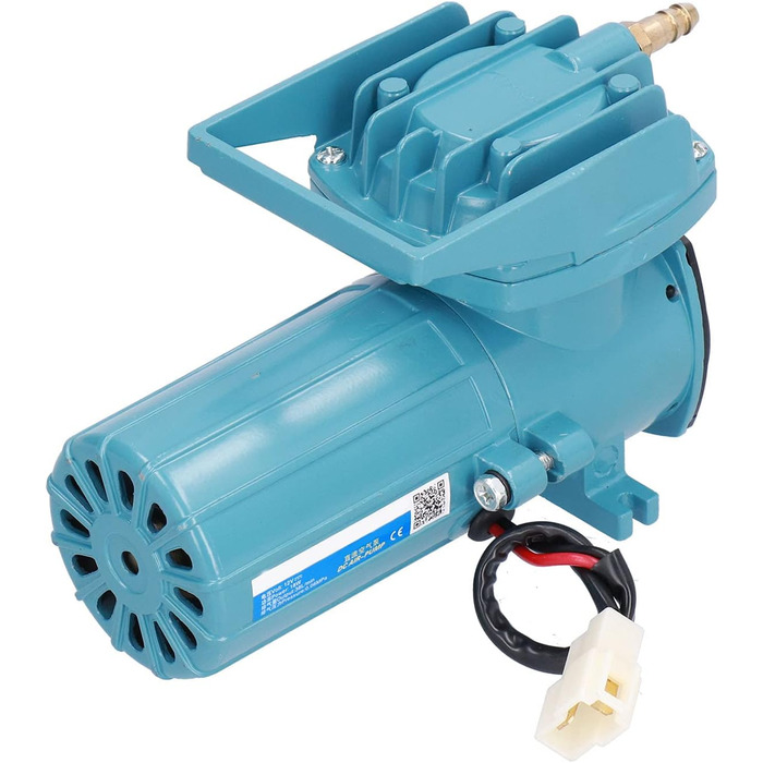 DC 12V 18W повітряний насос для акваріума, 38 л/хв, алюмінієвий, для аквакультури та гідропоніки
