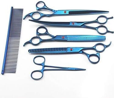 Набір для грумінгу тварин: 4 штуки, ножиці для собак, ножиці для грумінгу, ножиці з нержавіючої сталі