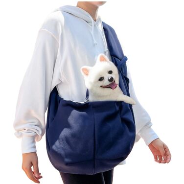 Сумка-переноска для собак та котів, блакитна: зручна переноска для маленьких та середніх тварин, ідеальна для подорожей та прогулянок