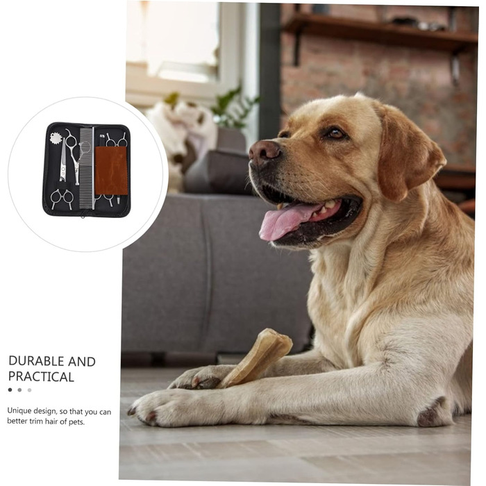 Ножиці для стрижки собак Supvox: професійні ножиці з нержавіючої сталі для грумінгу тварин