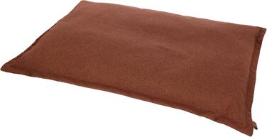 Матрац для собак Kerbl Oliver з піною пам'яті, ортопедичний, для собак з проблемами суглобів, знімний чохол, Made in Italy, коричневий, 80x50x8 см