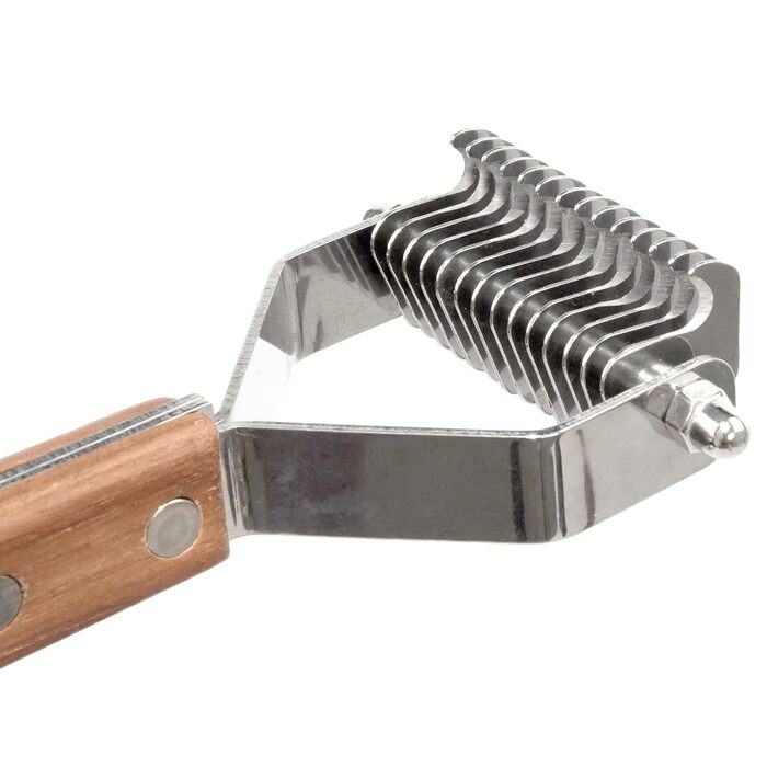 AIDIYA Coat King - щітка для грумінгу собак, триммінг, видалення підшерстка, 17+9 двосторонні зубці (7.2 см)