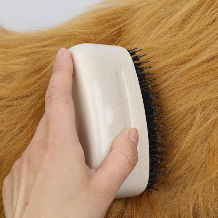 Гребінець для собак від ковтунів | Щітка для котів проти випадання шерсті, інструмент для догляду за довгошерстими собаками та котами, щоденна щітка для купання та дому (білий)