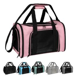 Транспортний бокс для собак та котів Top Tasta, великий, рожевий, L, 20x13x13 см