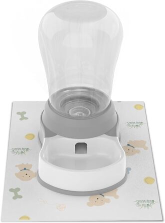 Автоматична поїлка для собак і котів Staltwo, 4 л, BPA Free, велика ємність, сірий колір – преміум автопоїлка для домашніх тварин