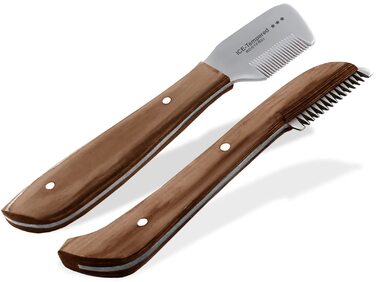 Набір для грумінгу собак та котів: триммер, гребінь, ножиці, ніж. З супер-дрібною та супер-грубою зубчастими насадками. З нержавіючої сталі.