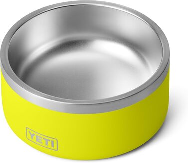 Миска для собак YETI Boomer 4, нержавіюча сталь, нековзка, жовта