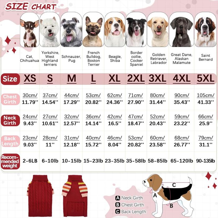 Зелений теплий светр для собак, тепла в'язана жилетка для дівчаток та хлопчиків, ідеально підходить для французьких бульдогів та біглів, теплий зимовий аксесуар для собак на Різдво