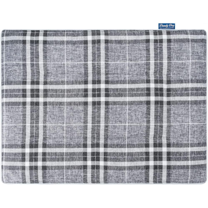 Плед для собак Highlands: м'який, міцний, преміум-якість, Made in Germany, розмір L (сірий, середній)