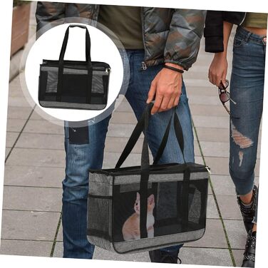 Транспортна сумка для тварин Cosmevivi: переноска для котів та собак, дихаюча, з оксфордської тканини