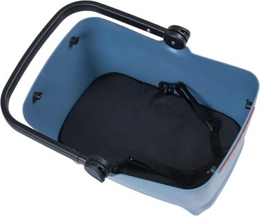 Кошик для собак Basil Buddy MIK - 32л, блакитний, міцний, з замком MIK та платформою, для безпечного транспортування