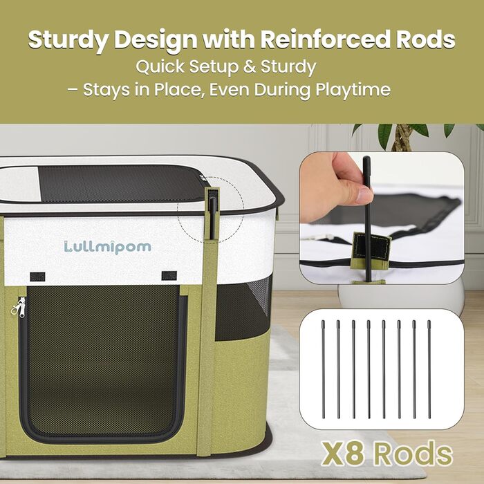 Переносний вольєр для котів та собак, водовідштовхувальний, міцний, для дому та вулиці, Pop-up, з сумкою, для подорожей та кемпінгу