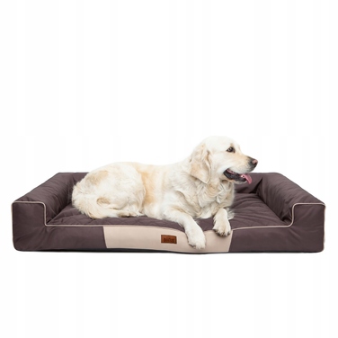 Ліжечко-канапе для собак Doggy, коричневе, 78 см x 118 см