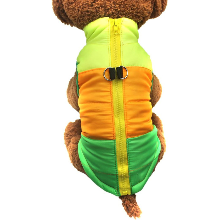 Зимовий теплий куртка для собак Idepet, водонепроникний пуловер, тепла сорочка для собак, одяг для собак, куртка для собак, костюм для собак, XS, S, M, L, Зелений