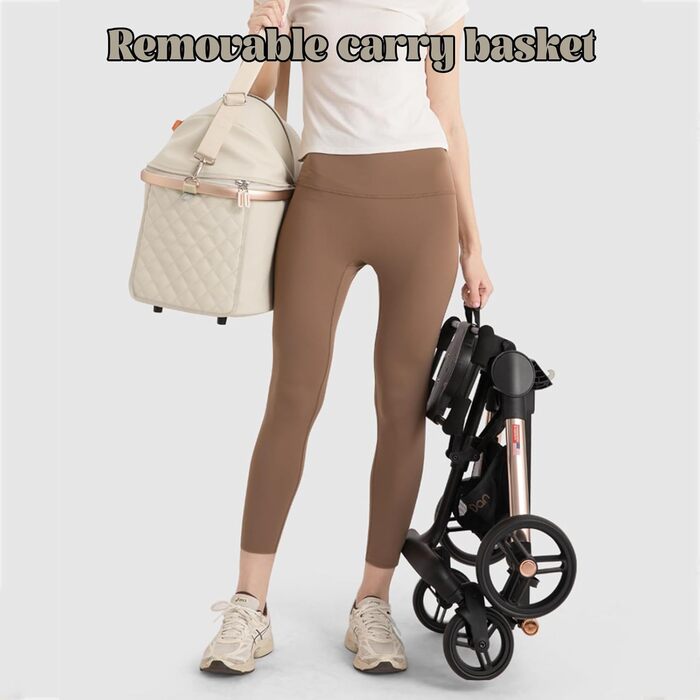 Візок для собак та котів на 2 тварин, знімний багажник, складний, 4 колеса, для подорожей та кемпінгу