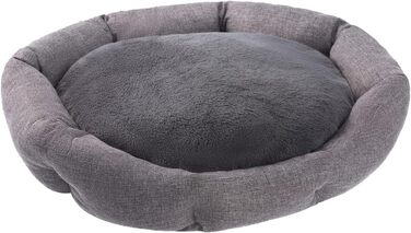 Крісло-ліжко для собак Octagon з знімним та пральним подушками, сірий колір