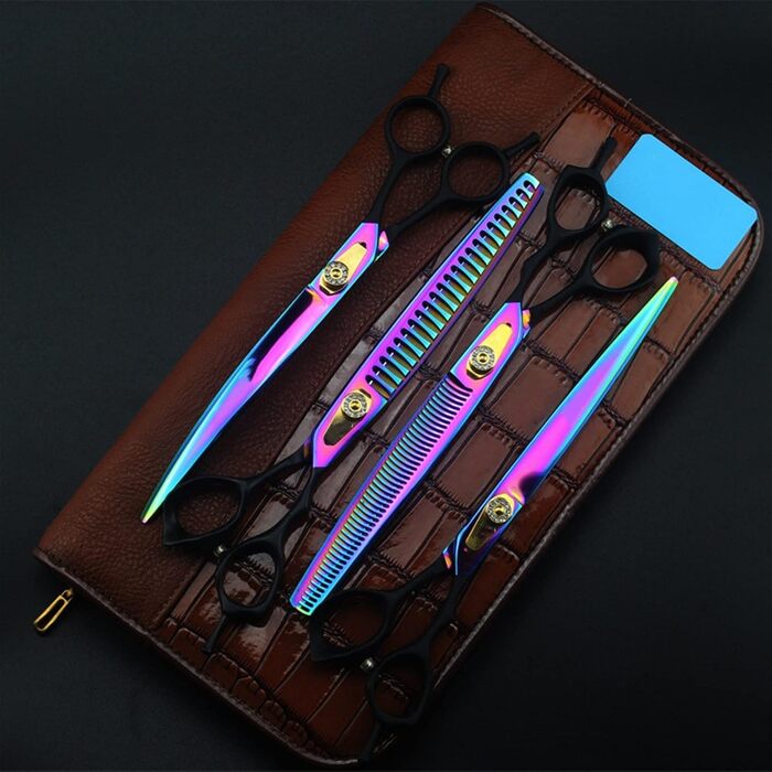 Професійний набір для грумінгу тварин: ножиці для грумінгу, 4 шт. (20 см), преміум-якість