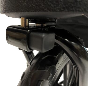 Petique Chinook Schwarz: розкішний візок для собак | Колеса 30 см, EVA, світловідбивачі | До 23 кг