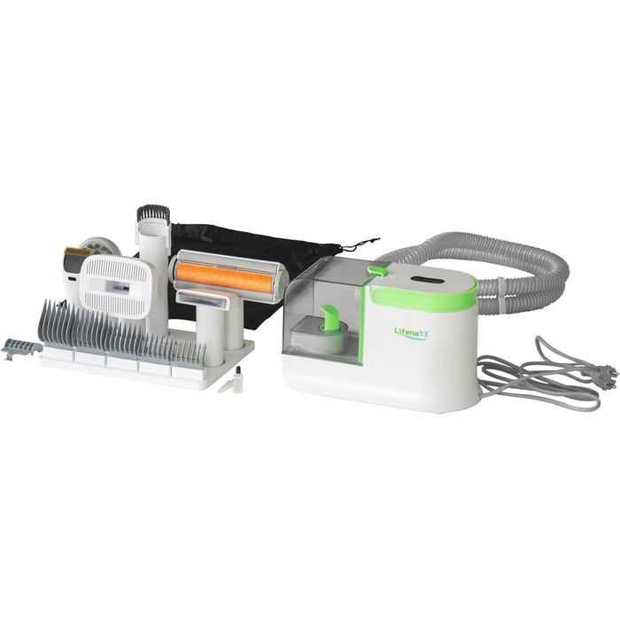 Набір для догляду за тваринами Lifenaxx LX-052 – 6-в-1: триммер, машинка для стрижки, щітка для розплутування, масажер, HEPA-фільтр, для собак та котів