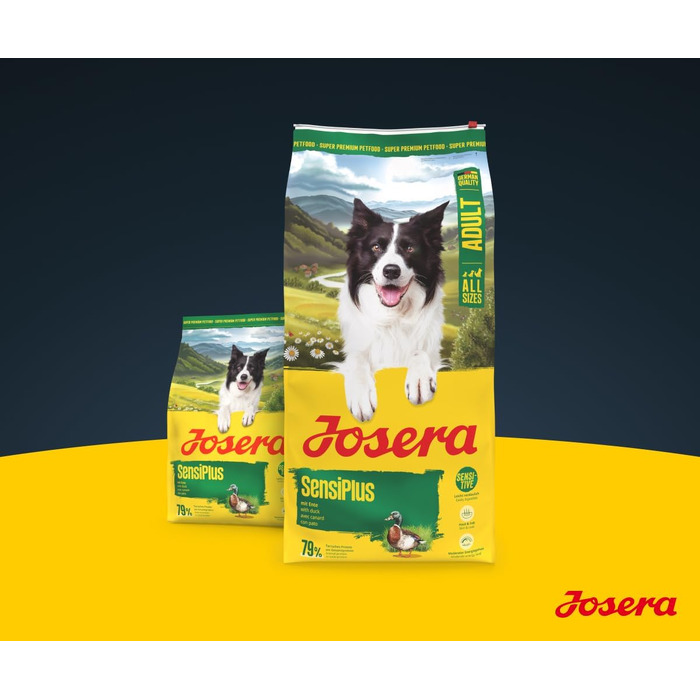 Сухий корм для дорослих собак Josera SensiPlus з качкою та рисом, гіпоалергенний, 12.5 кг