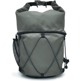 Водонепроникний мішок-ролтоп Beuniclo для корму для собак та подорожей, 350 мл, сірий