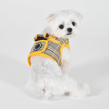 Шлейка для собак BACOPAS Orange S (Жовтий_Lucas, Large)