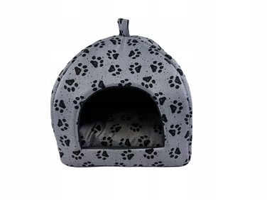 Ліжко-будиночок IGLOO для собак та котів, м'яка лежанка 50x50