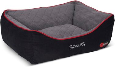 Термальне ліжко для собак Scruffs Box S, чорне